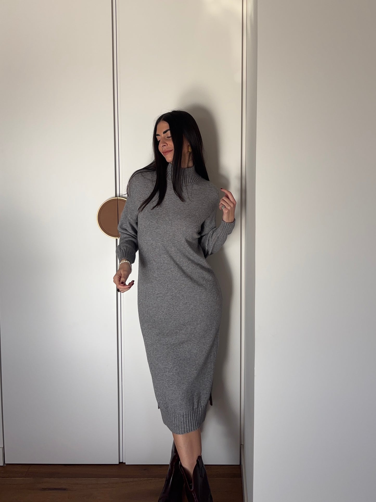 ABITO LUNGO IN MAGLIA