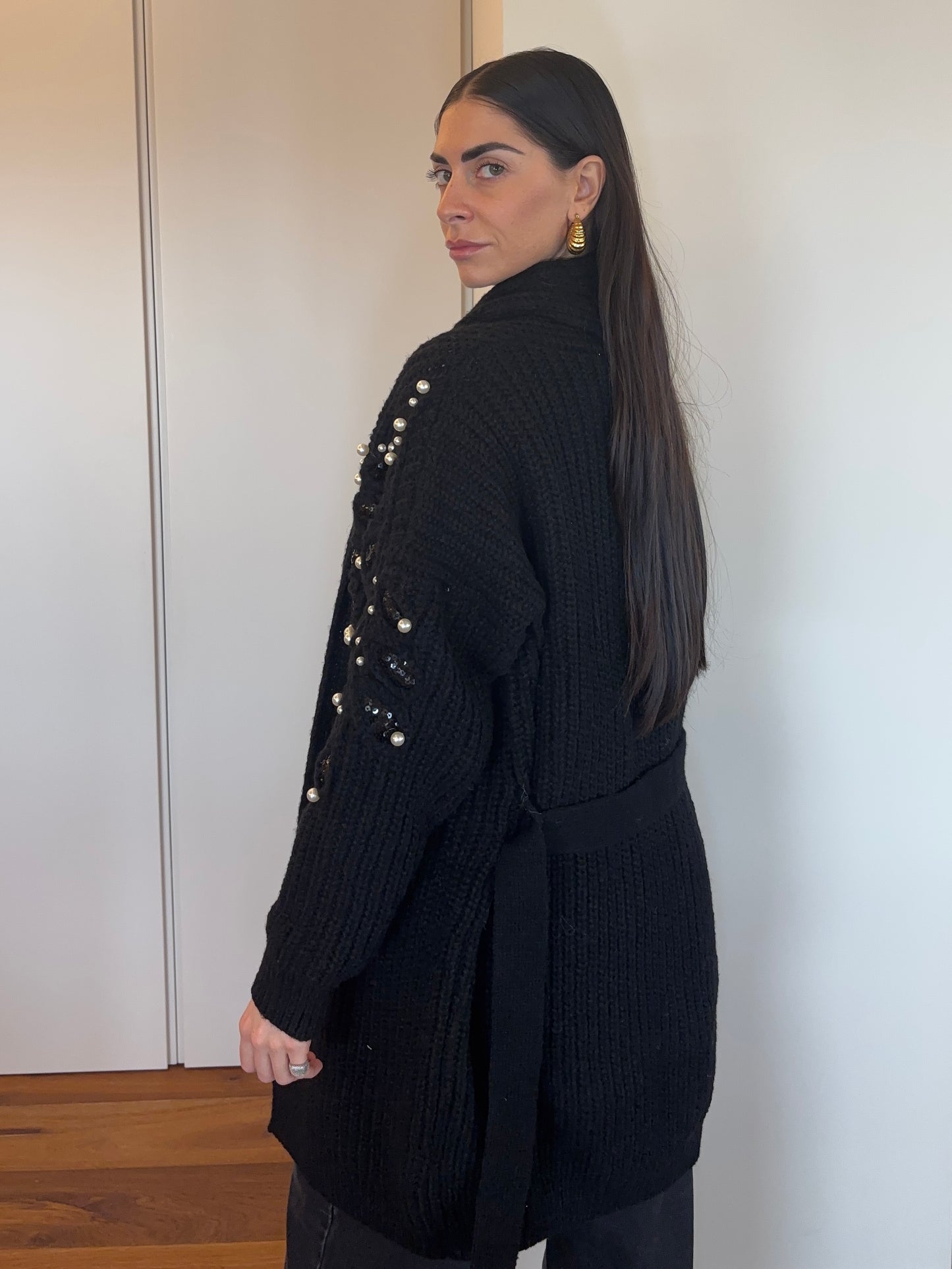 CARDIGAN PERLE